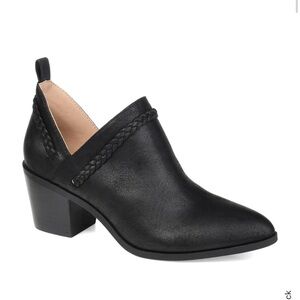 Journee Collection Womens Sophie Western Black Bootie 10M
